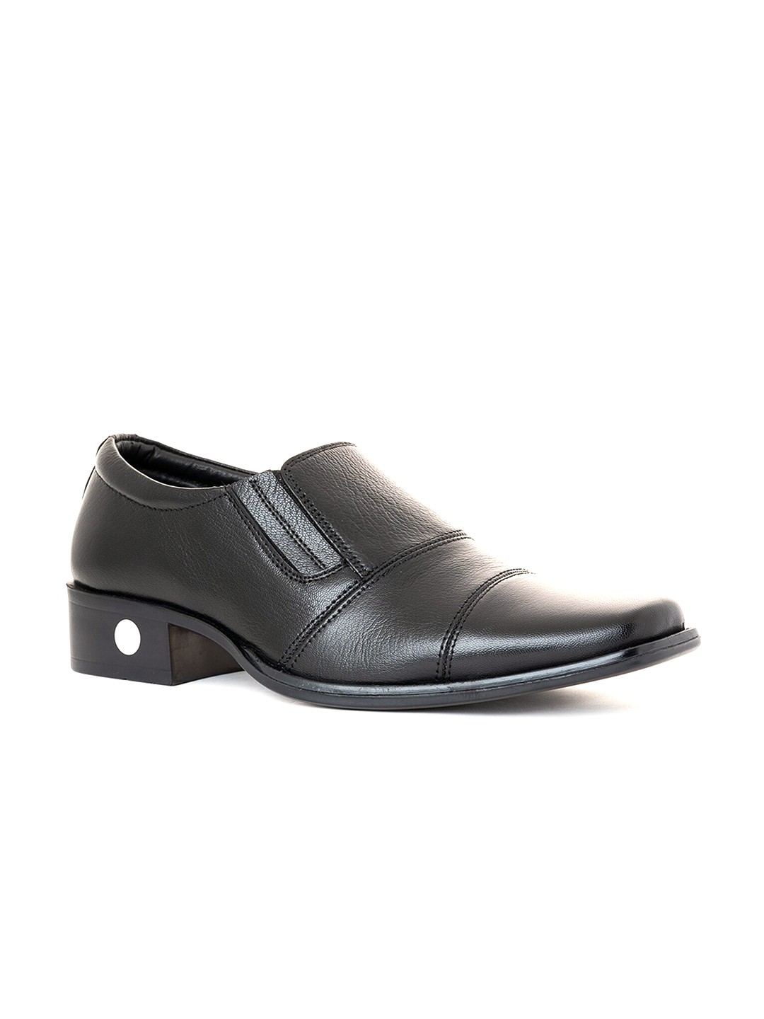 

Khadims Men Black Solid Formal Shoes