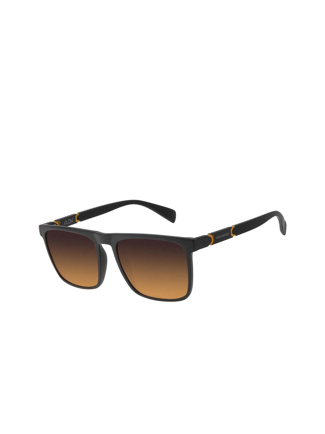 

Chilli Beans Men Square Sunglasses with UV Protected Lens-OCCL33252001, Brown