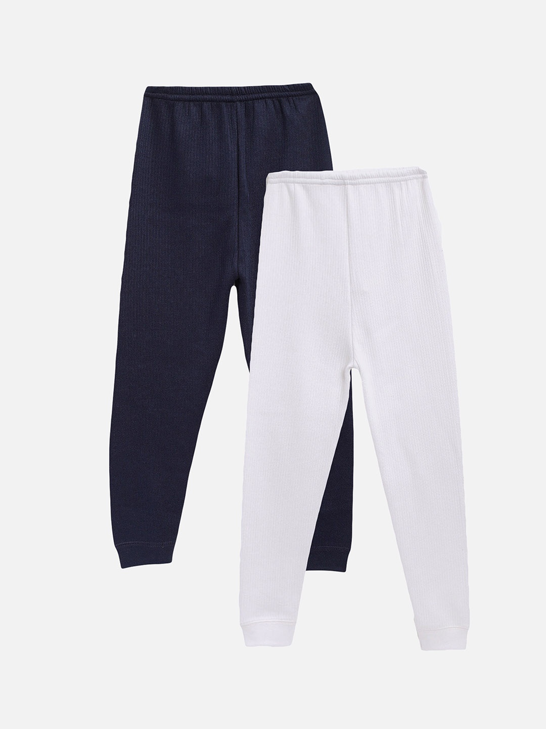 

Kanvin Boys Pack Of 2 Navy Blue and White Thermal Bottoms