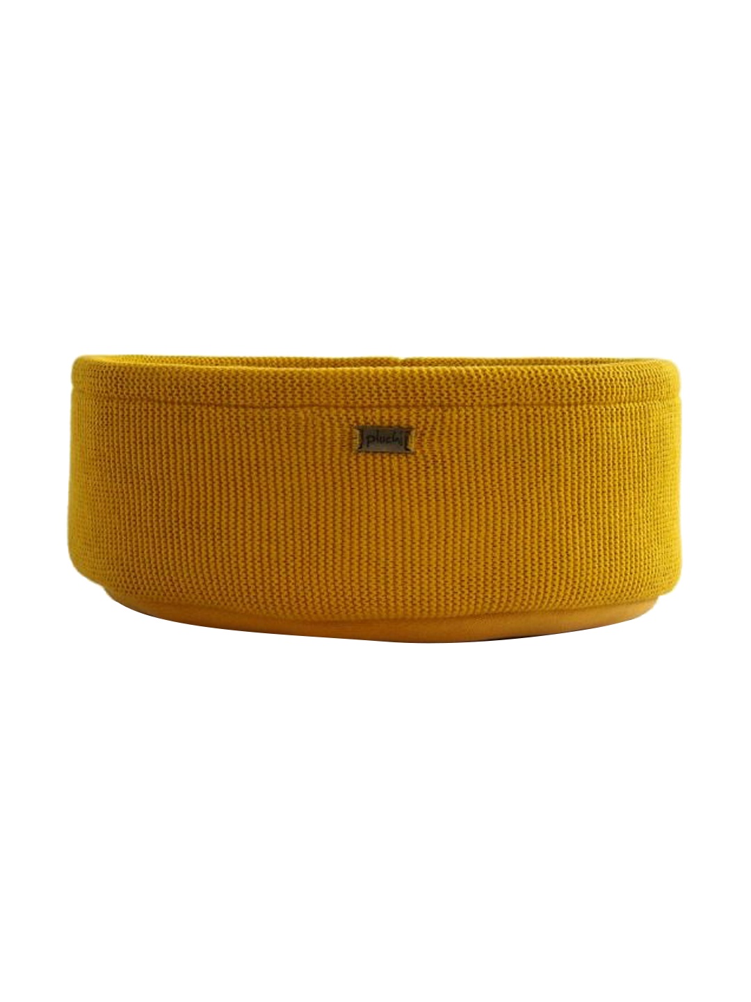 

Pluchi Yellow Self Designed Storage Basket