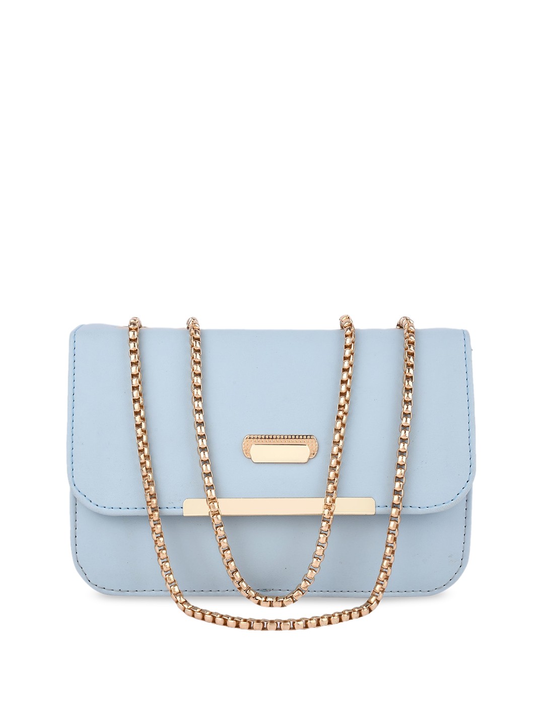 

SHINING STAR Women's Blue PU Bucket Sling Bag with Quilted