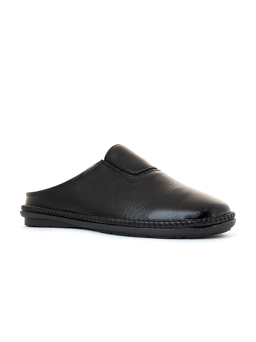 

Khadims Men Black Shoe-Style Sandals