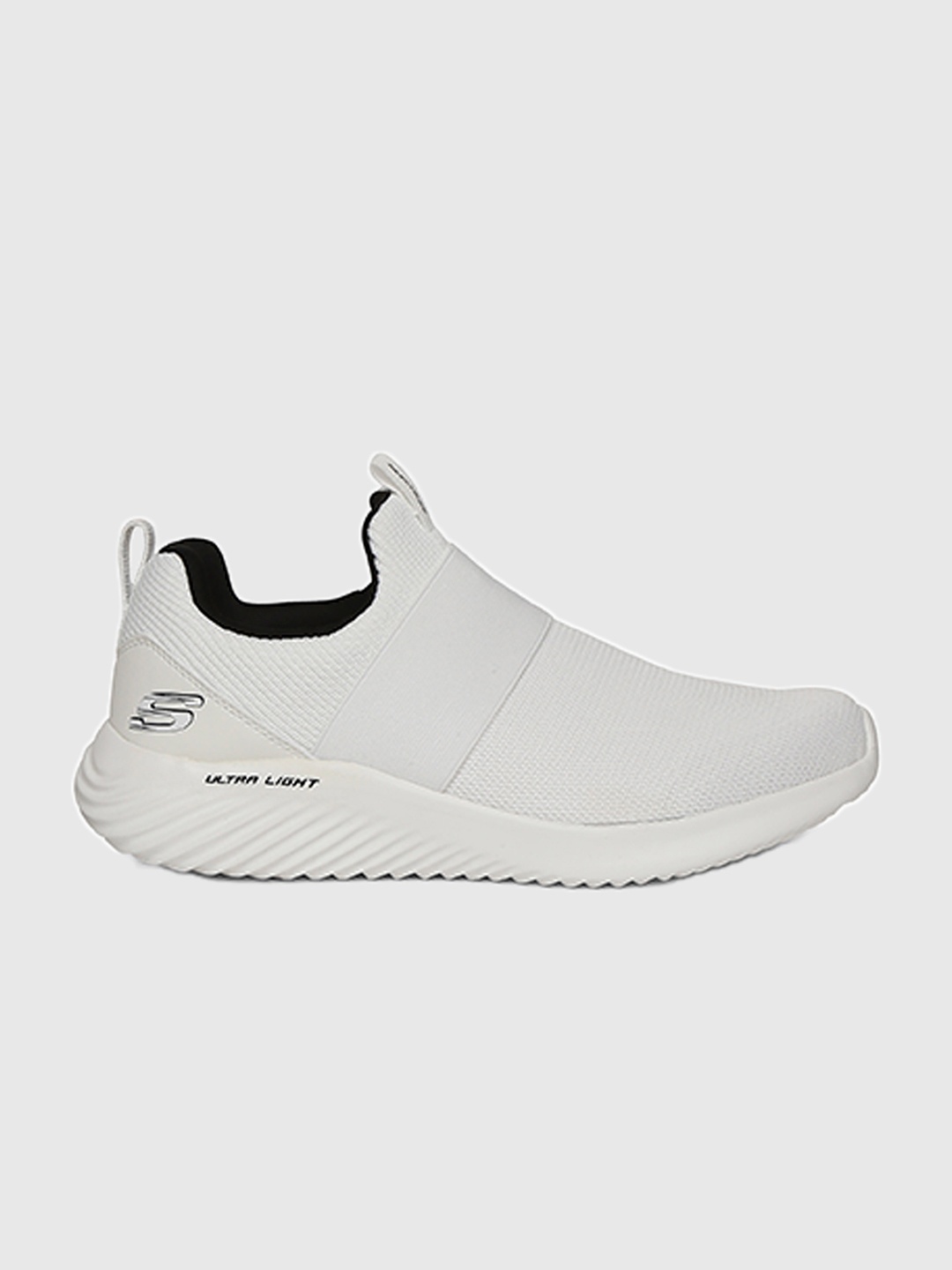 

Skechers Mens Bounder - Inshore Casual Slip-On Shoe, White