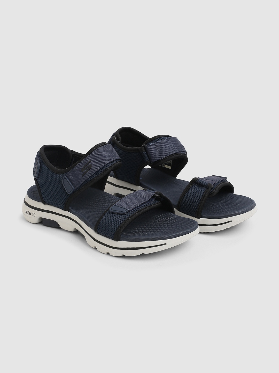 

Skechers Men Solid Sports Sandals, Navy blue