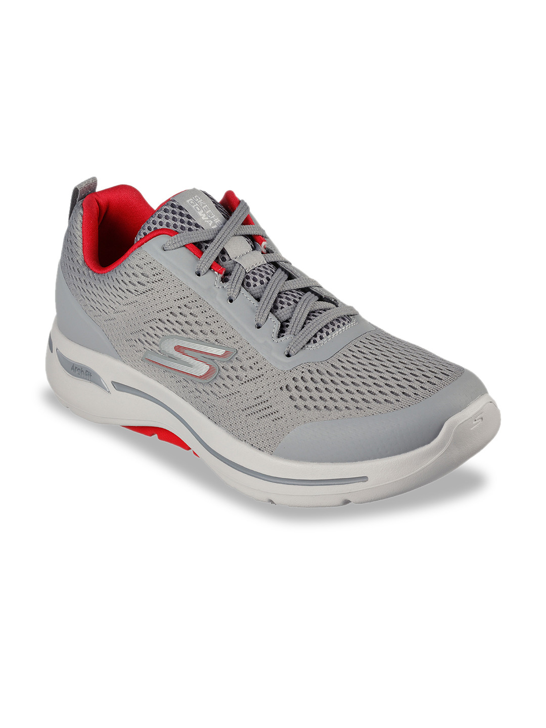 

Skechers Men Grey GO WALK Walking Non-Marking Shoes
