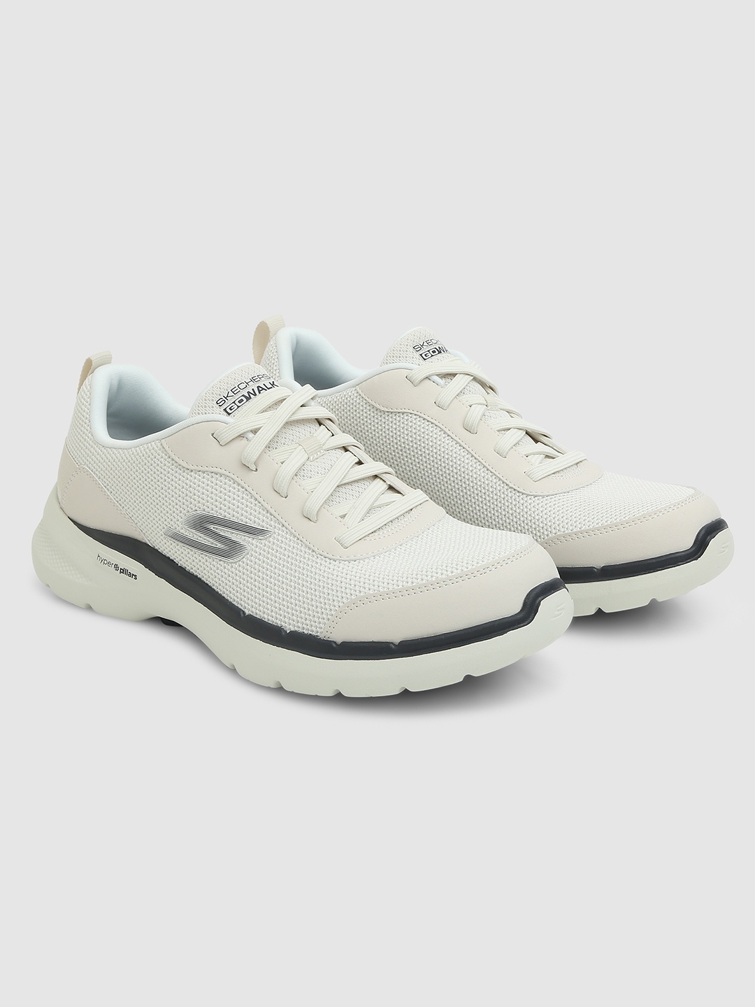 

Skechers Men White GO WALK Walking Non-Marking Shoes