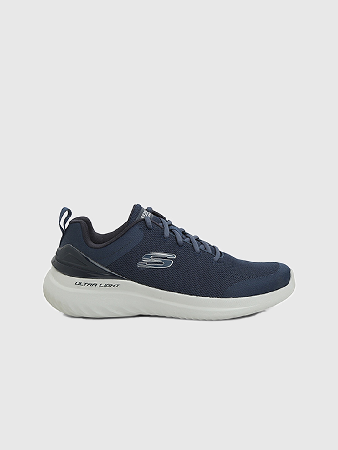 

Skechers Men Bounder 2 Lace Up Shoes, Navy blue