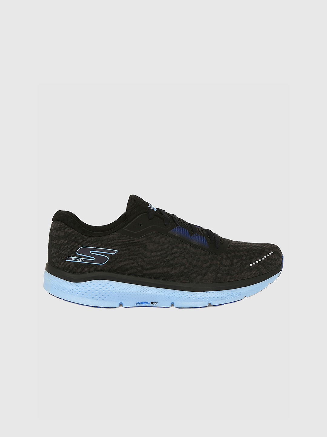 

Skechers Men Go Run Ride 10 Running Shoes, Black