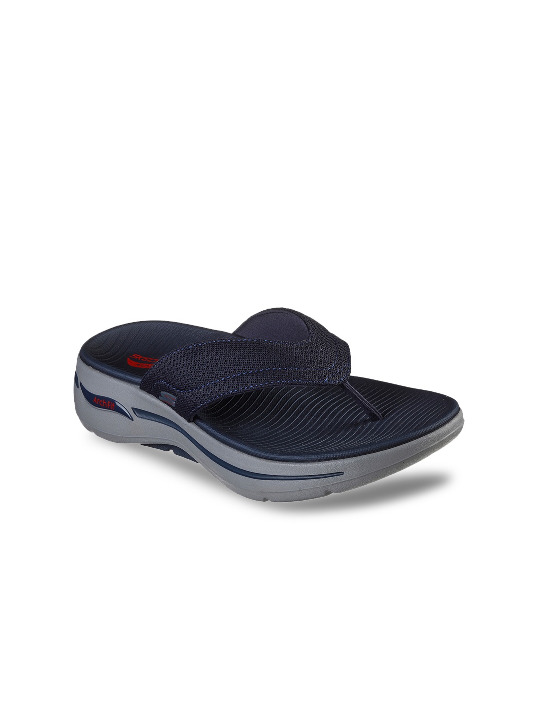 

Skechers Men Go Walk Arch Fit Sandal-Offsh Thong Flip-Flops, Navy blue