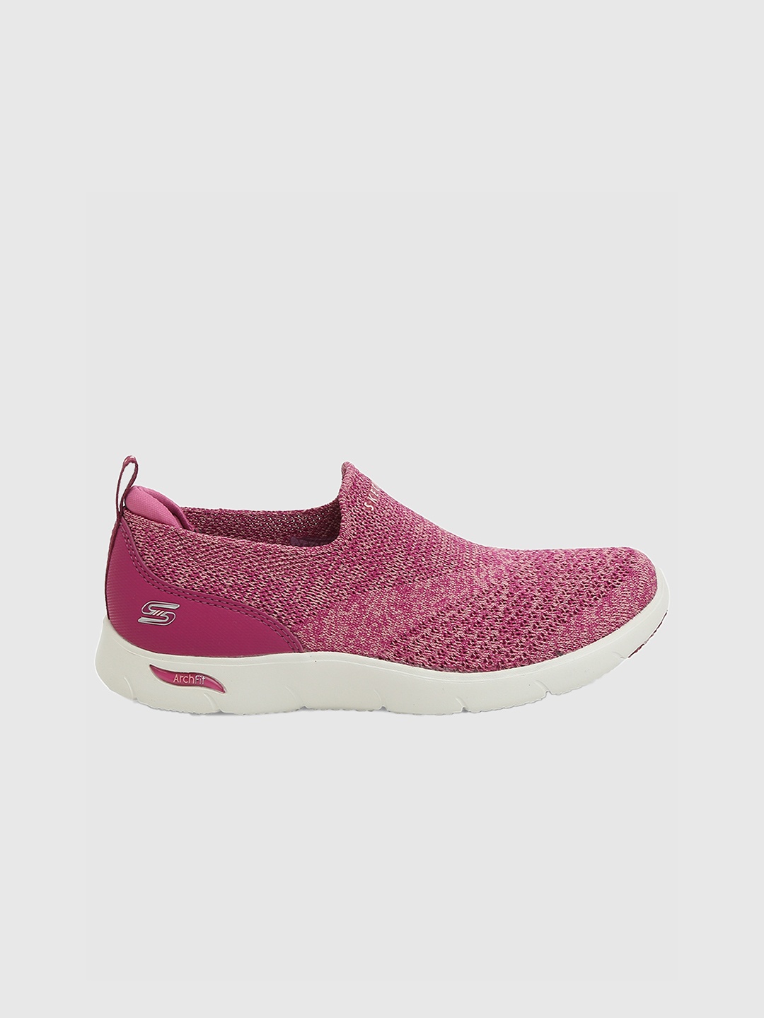 

Skechers Women Red Slip-On Sneakers