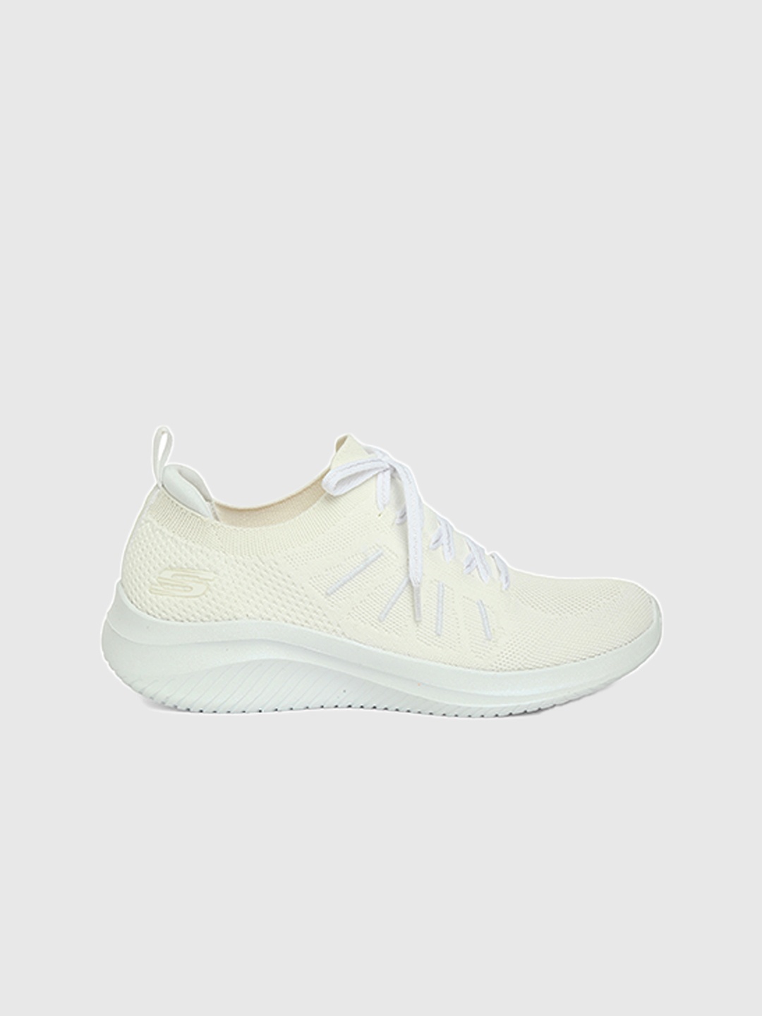 

Skechers Women White Ultra Flex 3 0 Glowing Sky Sneakers