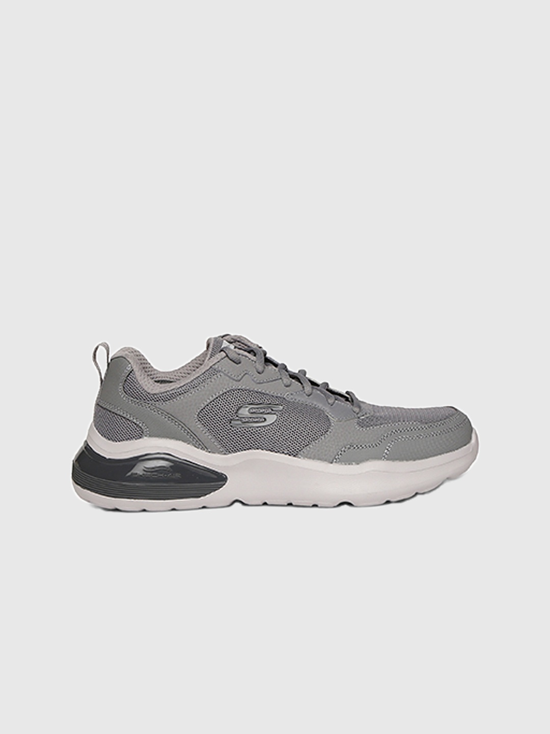 

Skechers Men Grey Air Cushioning Binson Sneakers