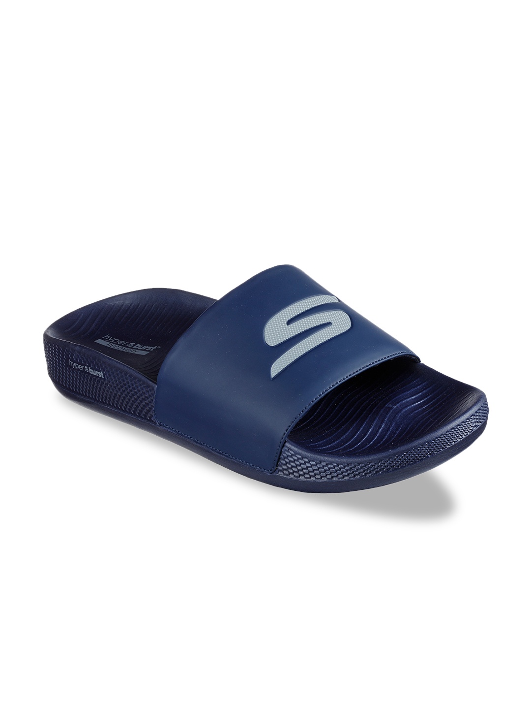 

Skechers Men Hyper Slide-Deriver Sliders, Navy blue