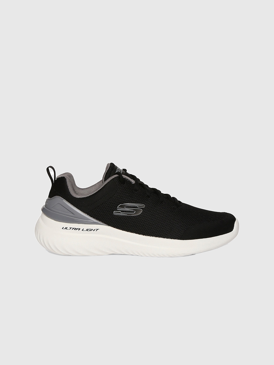 

Skechers Men Bounder 2.0 Lace Up Shoes, Black