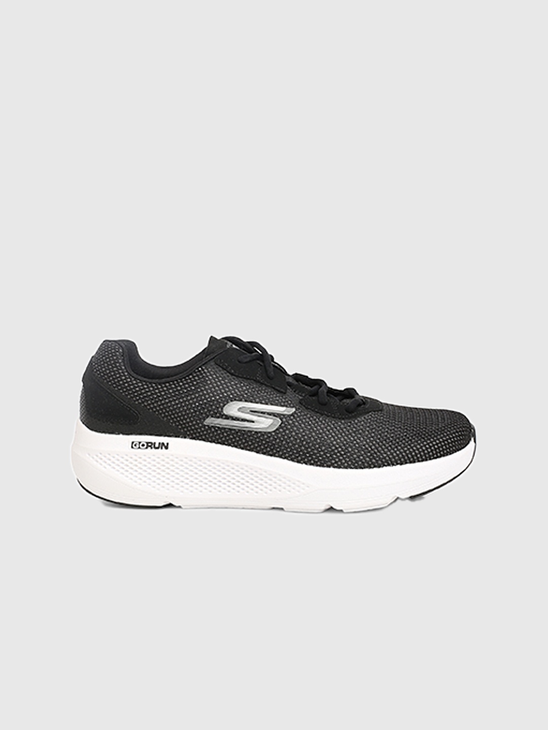 

Skechers Men Go Run Elevate Black Mesh Sports Shoes