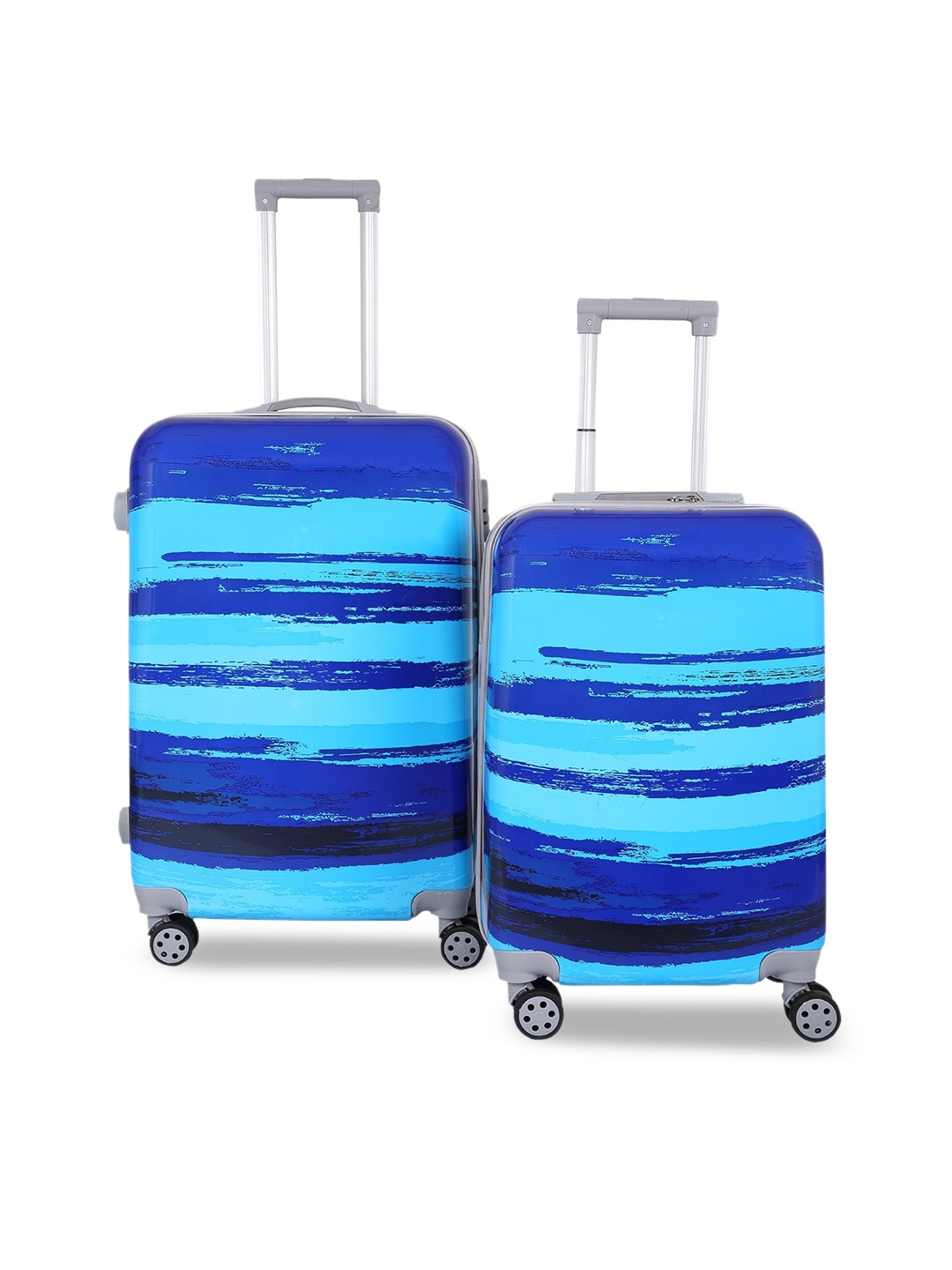 

Polo Class Set Of 2 Blue Printed Trolley Bag