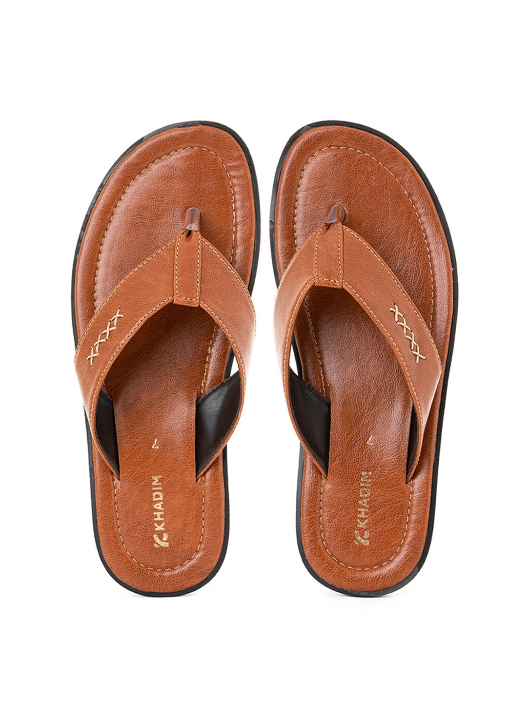 

Khadims Men Thong Flip-Flops, Brown