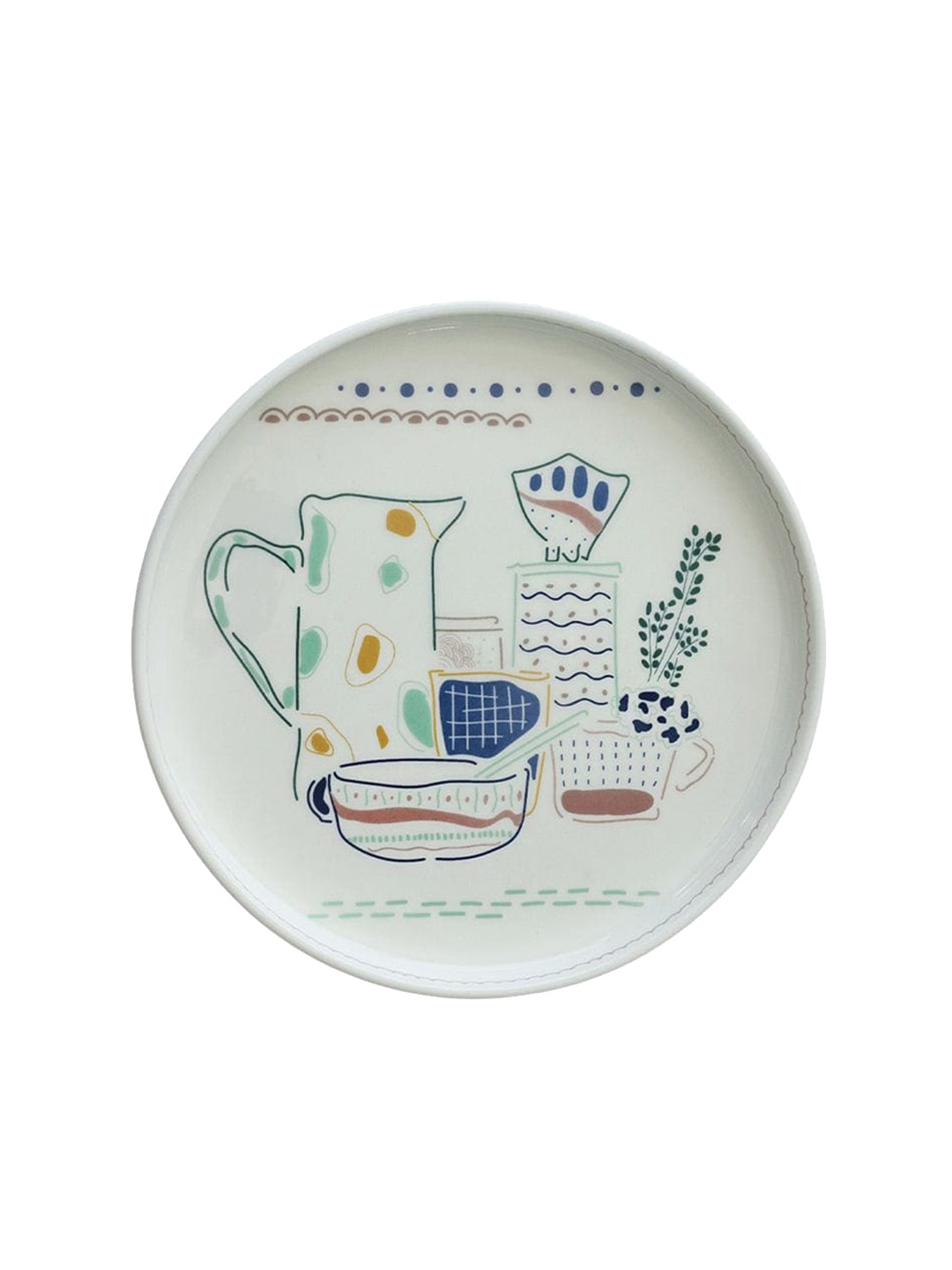

The Wishing Chair White Printed Wall Plate Decor