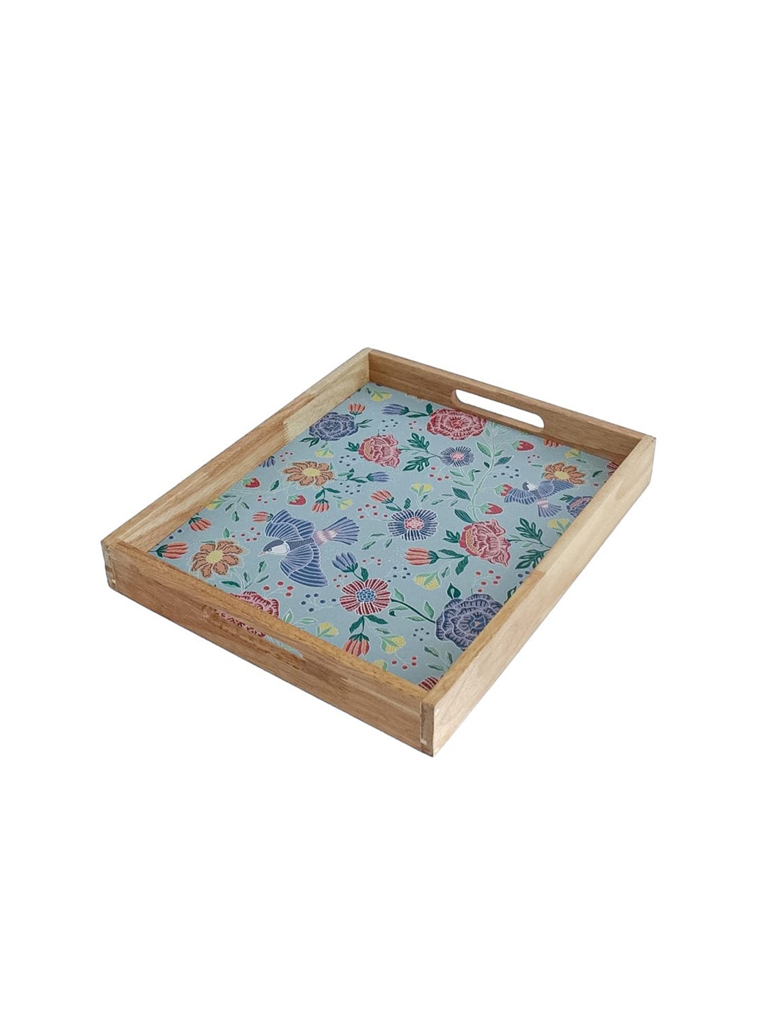 

The Wishing Chair Green Printed Wood Serving Tray