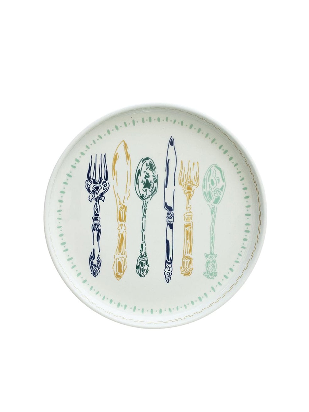 

The Wishing Chair White Printed Wall Plate Decor