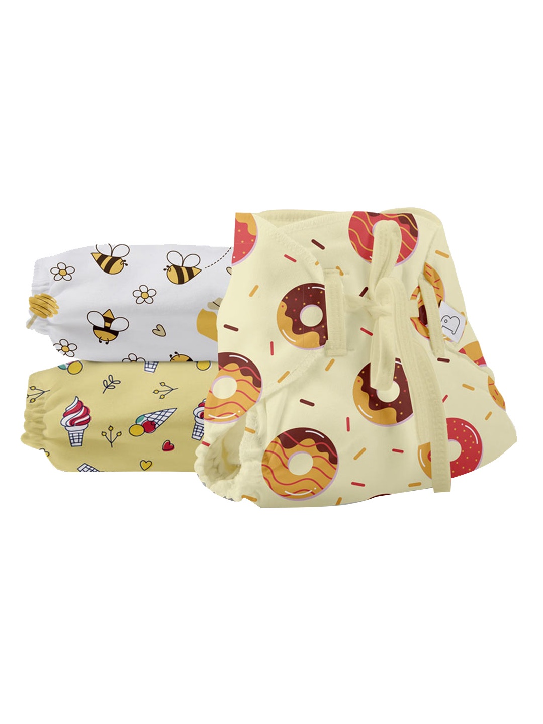 

SuperBottoms Infants Set Of 24 Dry Feel Langot, Cream