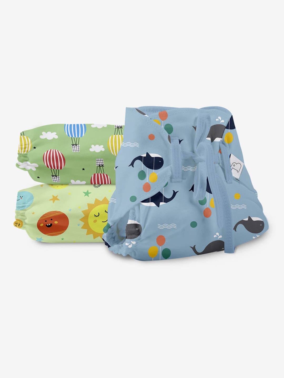 

SuperBottoms Kids Set Of 18 Dry Feel Langot, Red