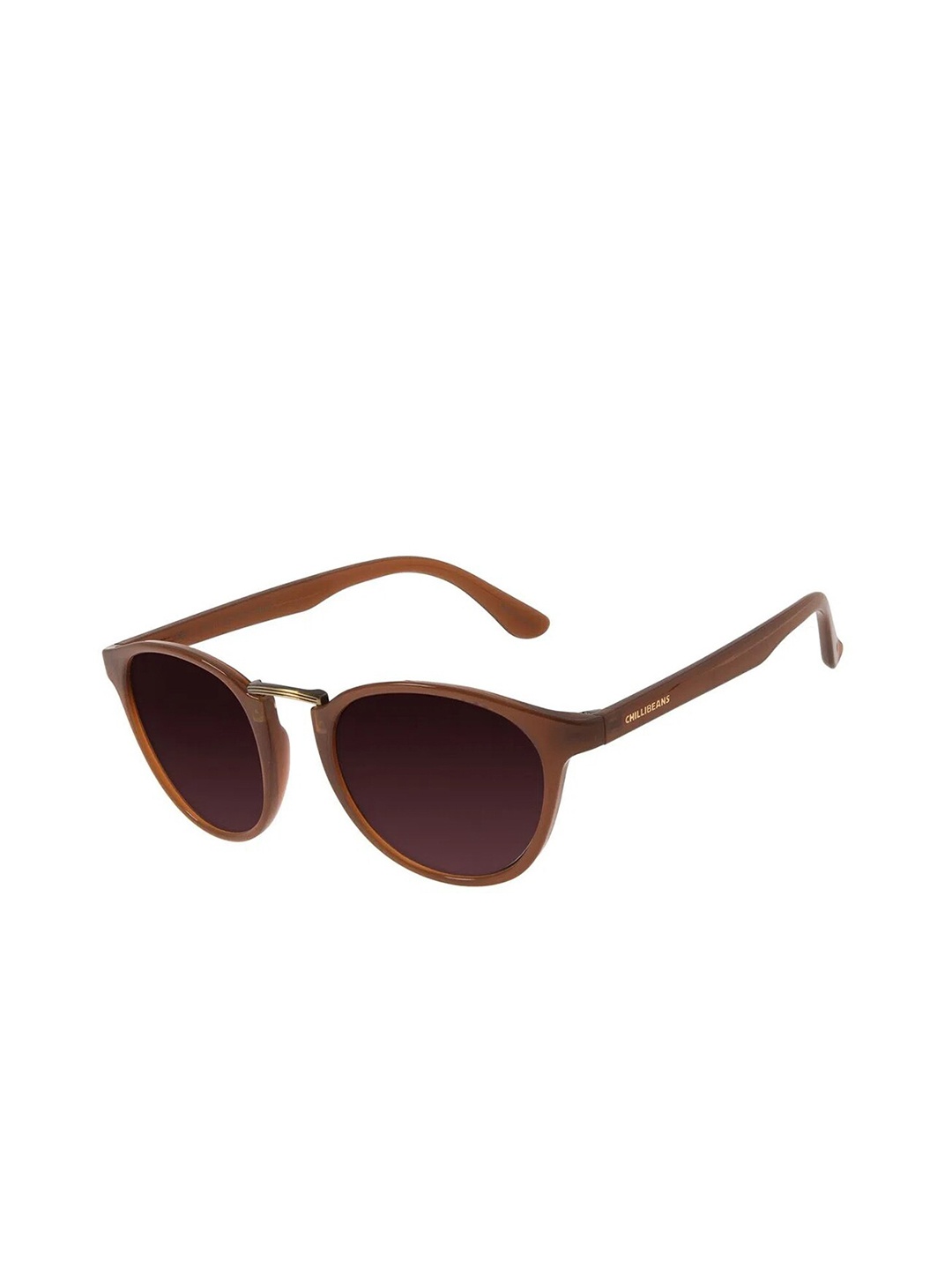 

Chilli Beans Unisex Round Sunglasses with UV Protected Lens-OCCL34015702, Bronze