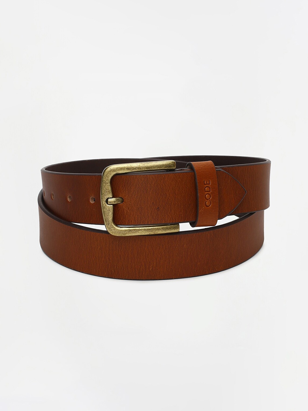 

CODE by Lifestyle Men Brown Leather Belt