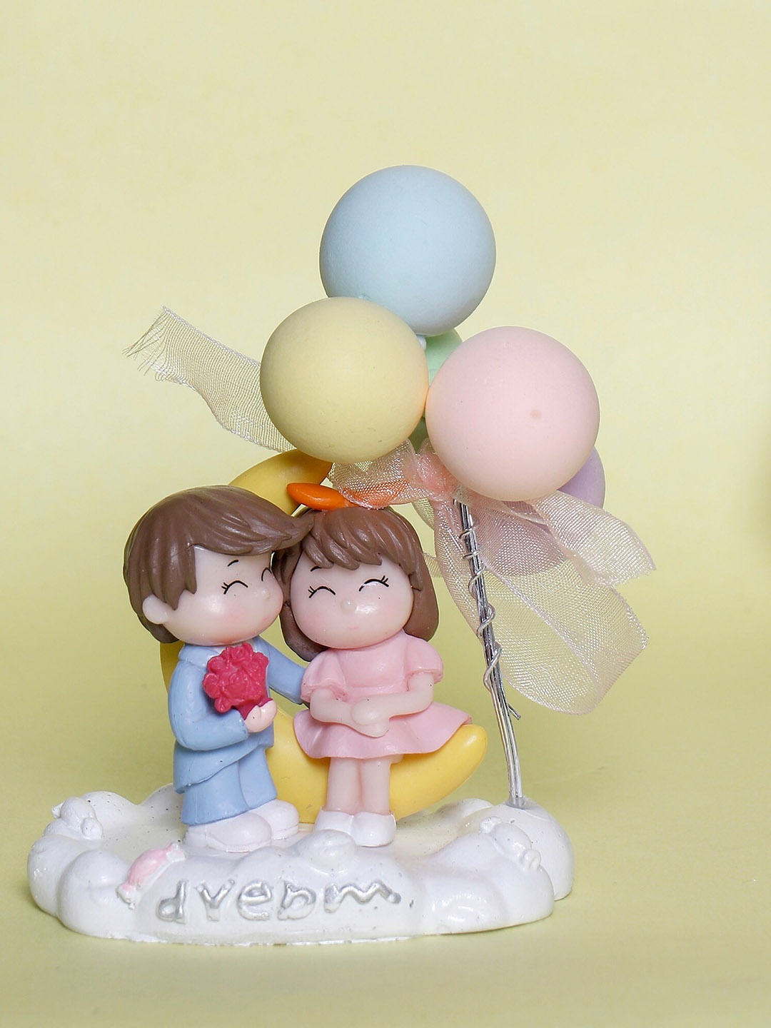 

CHOCOZONE Pink & Blue Couple Showpiece Gifts