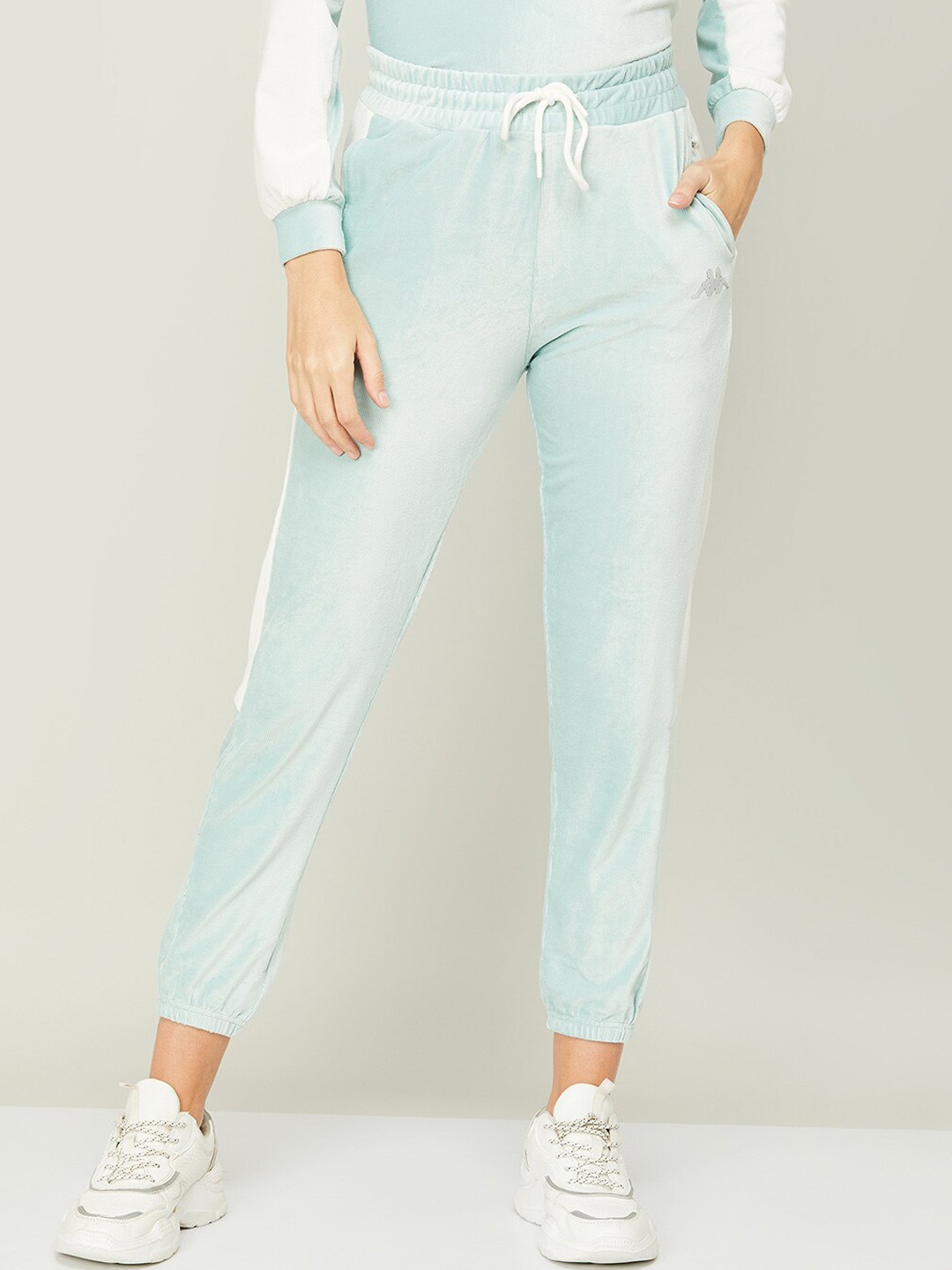 

Kappa Women Green Solid Jogger