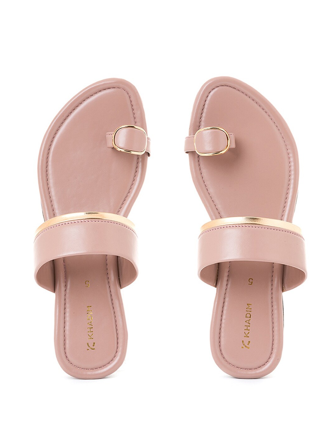 

Khadims Women One Toe Flats, Pink