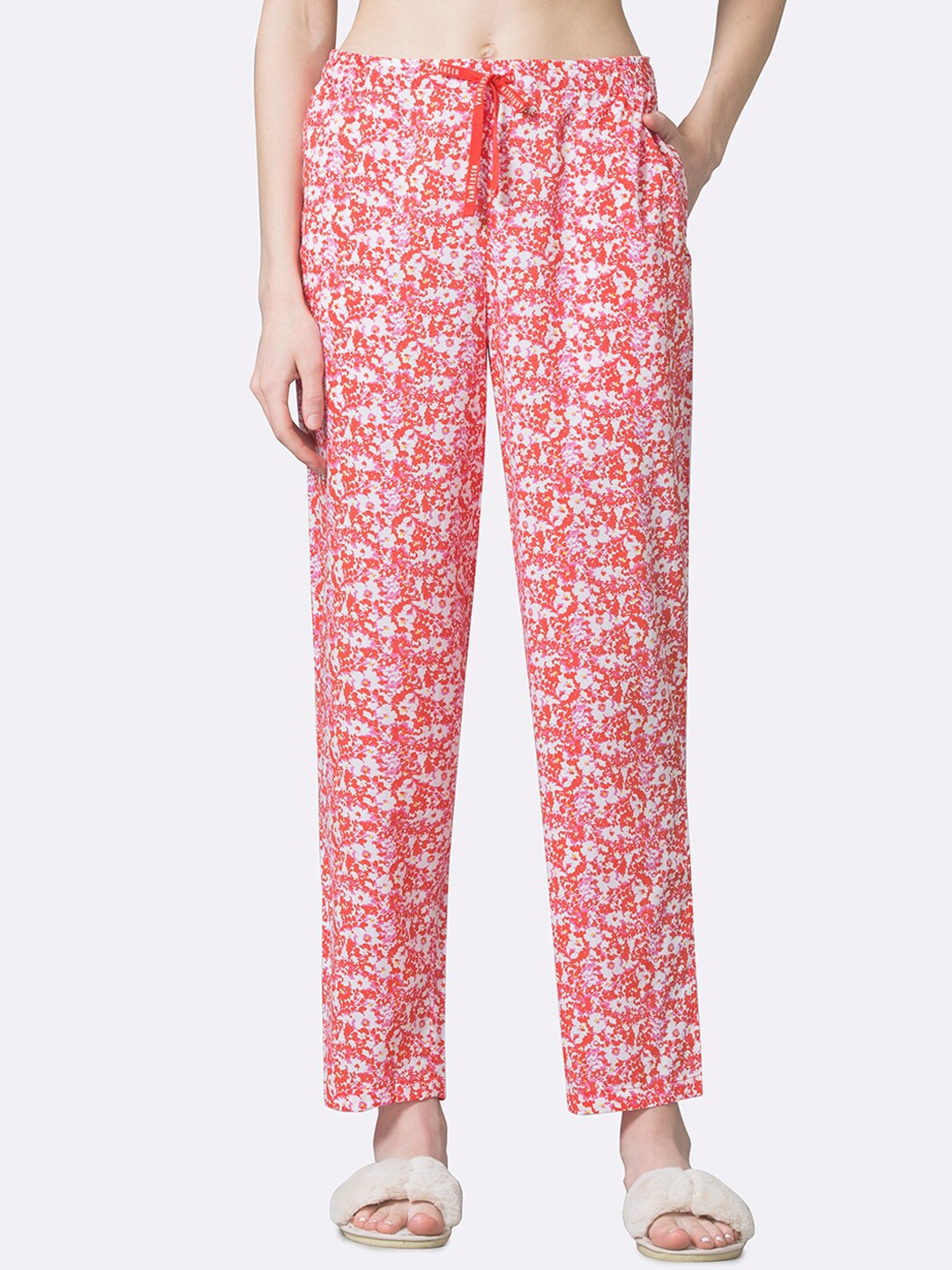 

Van Heusen Women Coral Printed Lounge Pant