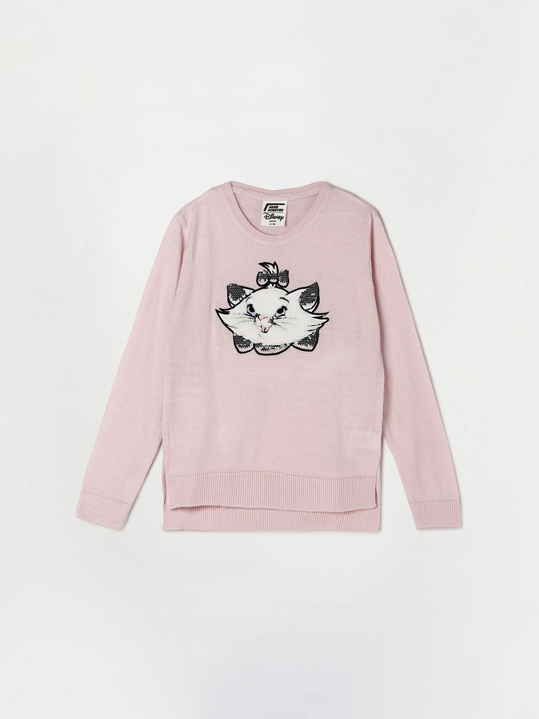 

Fame Forever by Lifestyle Girls Pink And Black Marie Embellished Pullover