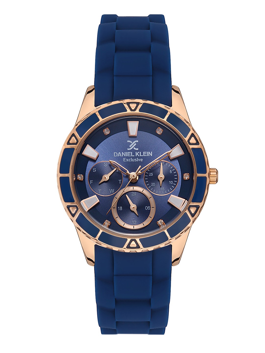 

Daniel Klein Exclusive Women Blue Embellished Dial Analogue Watch DK 1 13263-3