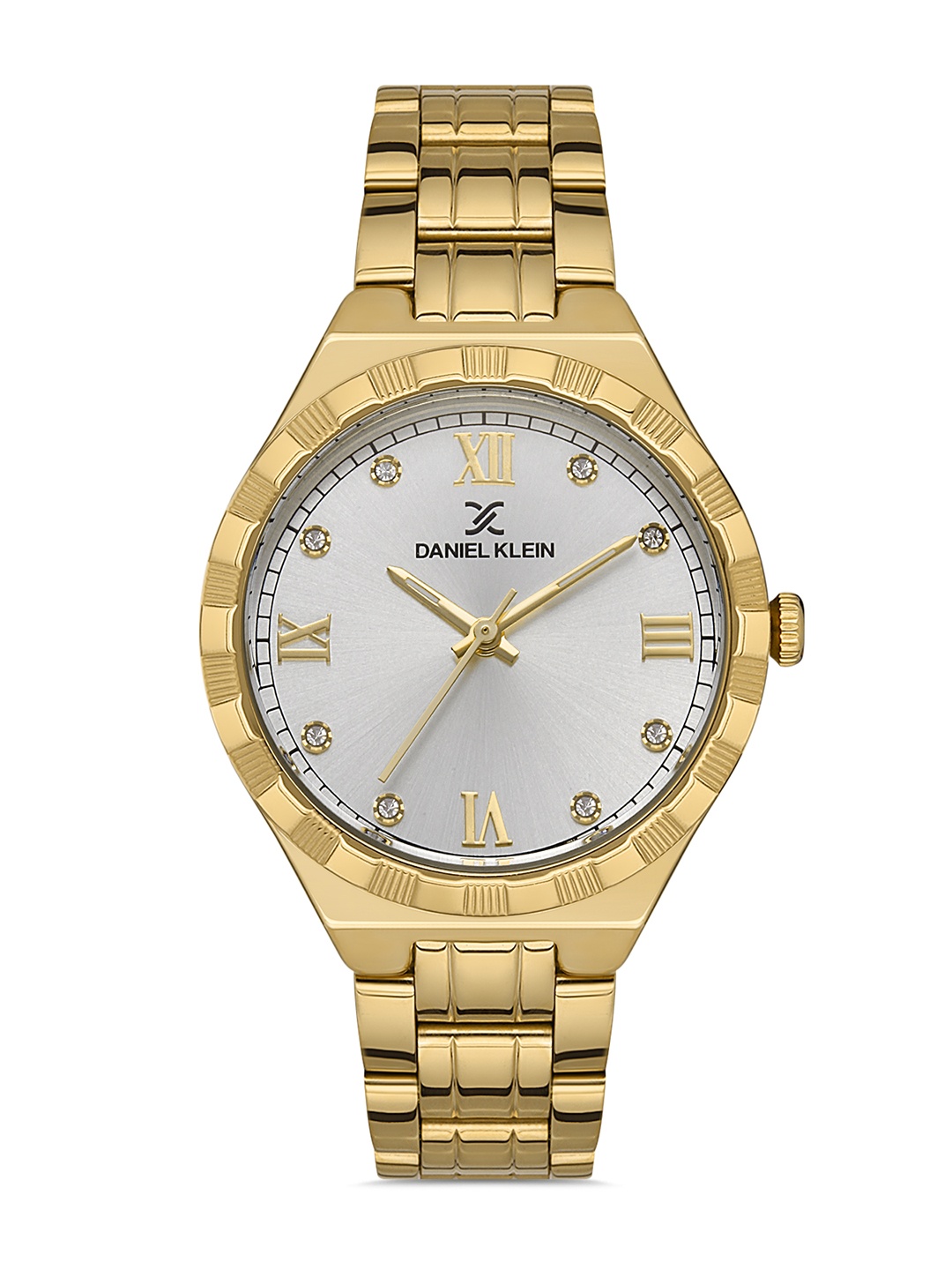 

Daniel Klein Premium Women Embellished Dial & Analogue Watch DK.1.13256-6, Gold