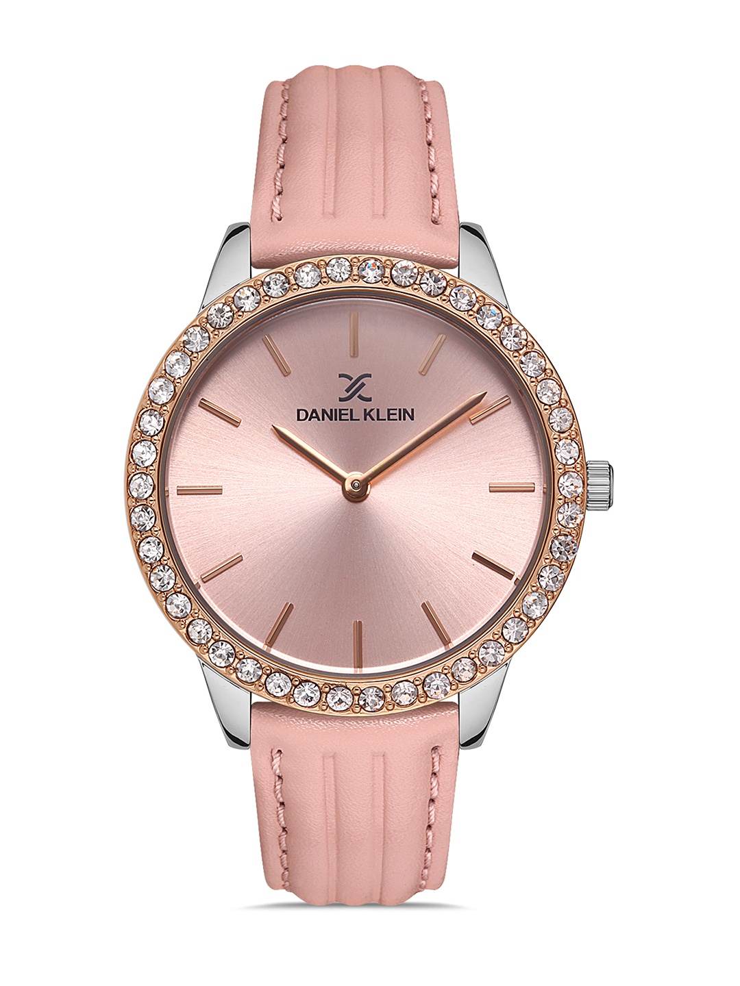 

Daniel Klein Premium Women Pink Dial & Pink Leather Straps Analogue Watch DK 1 13254-3