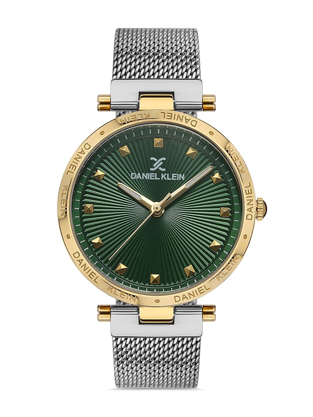 

Daniel Klein Premium Women Green Dial & Silver Toned Analogue Watch DK.1.13262-6
