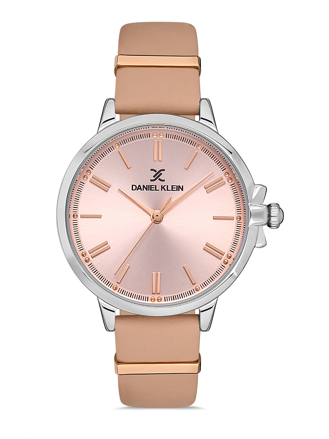 

Daniel Klein Trendy Women Pink Dial & Leather Straps Analogue Watch DK.1.13260-5