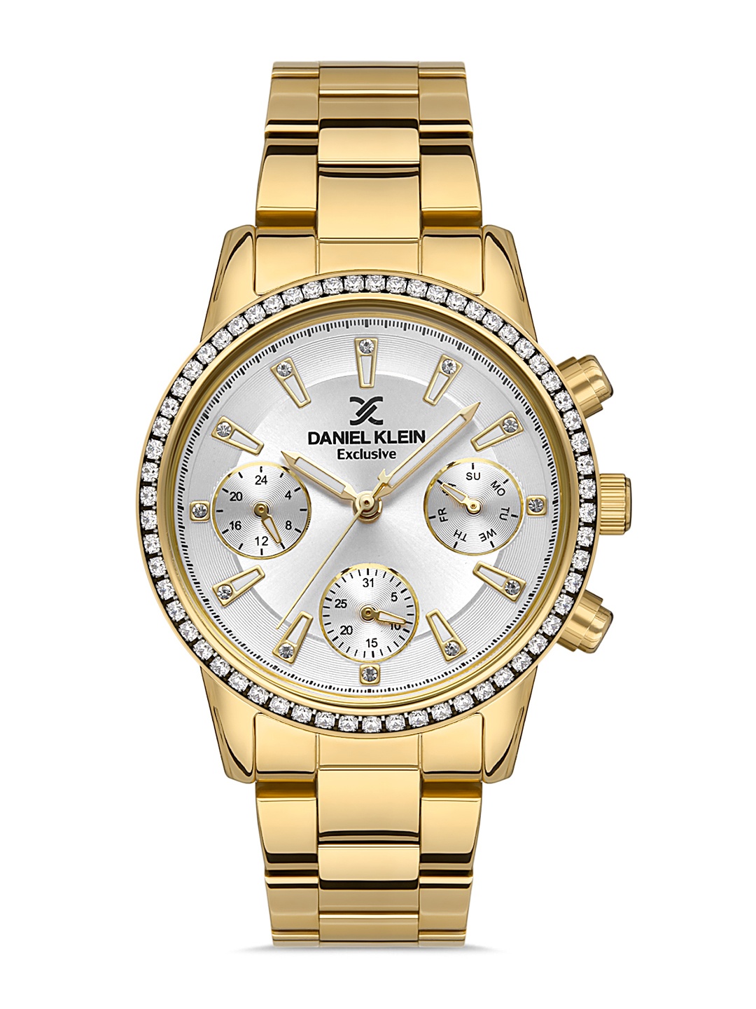 

Daniel Klein Exclusive Women Silver-Toned Dial Analogue Watch-DK.1.13264-3