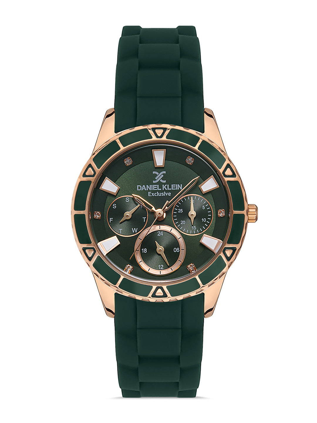 

Daniel Klein Exclusive Women Green Dial & Green Strap Analogue Watch DK 1 13263-5