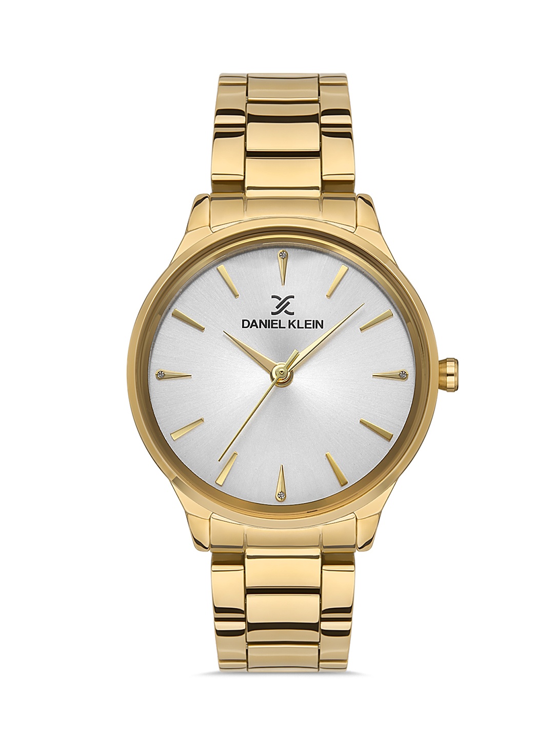 

Daniel Klein Premium Women Silver-Toned Dial & Gold Toned Analogue Watch DK.1.13250-3