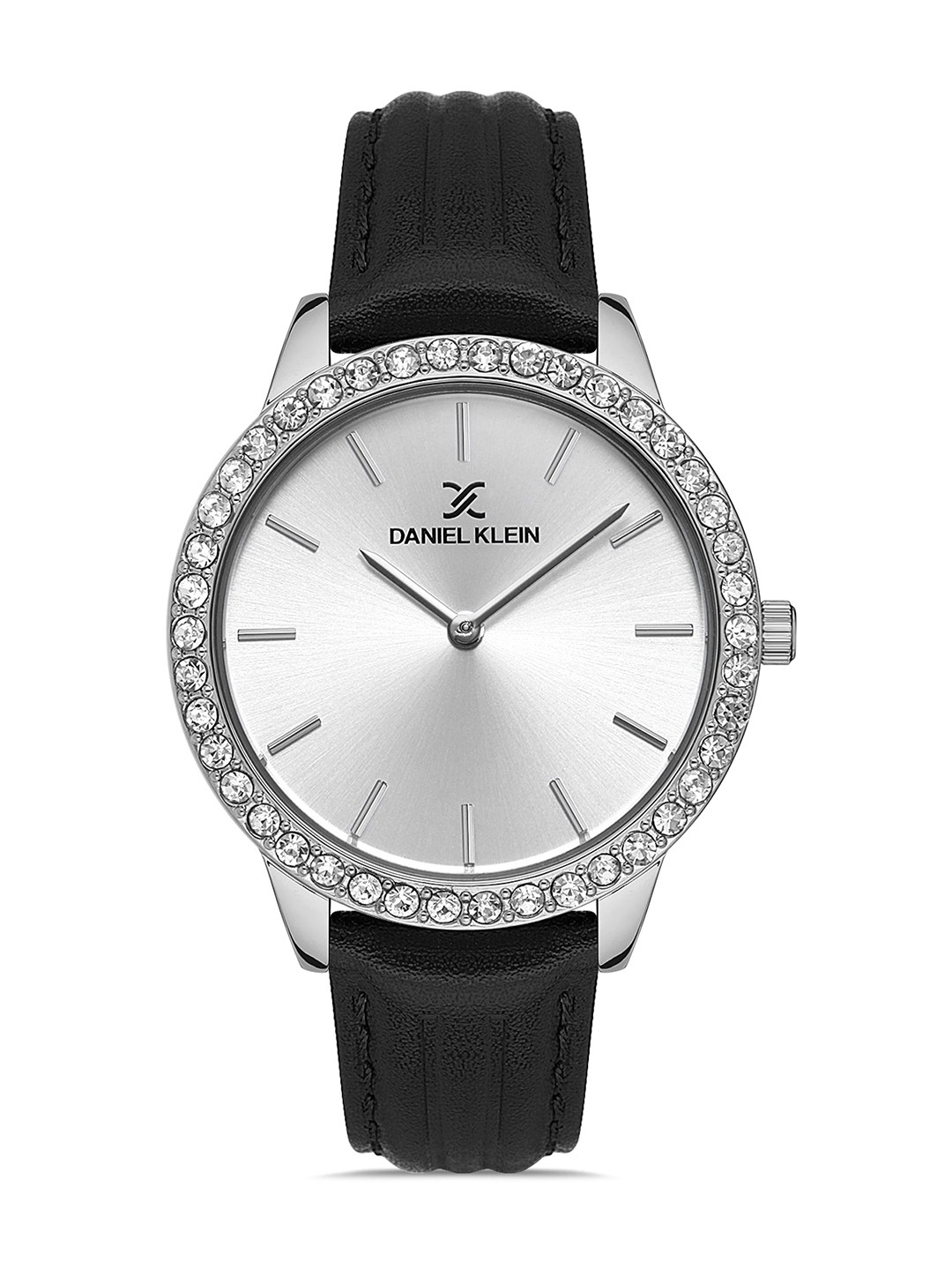 

Daniel Klein Women Premium Leather Straps Analogue Watch DK.1.13254-1, Silver