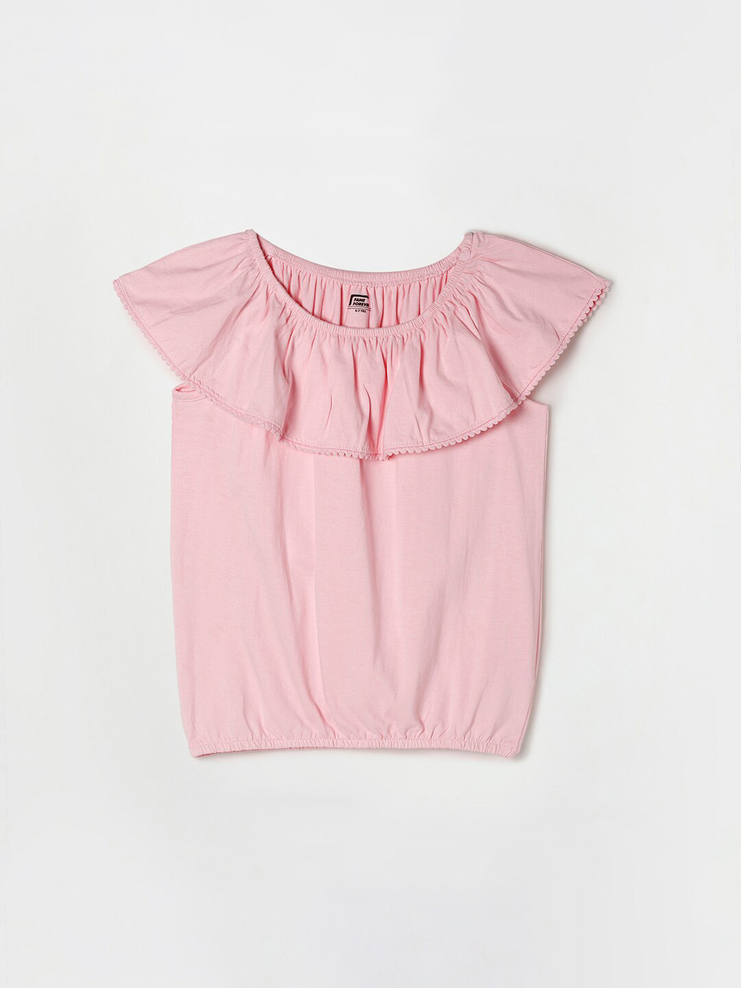 

Fame Forever by Lifestyle Girls Pink Layered Sleeves Pure Cotton T-shirt