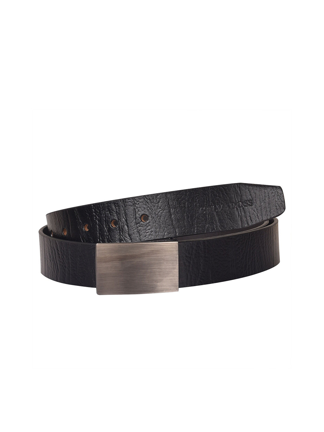 

Calvadoss Men Textured Genuine Leather Casual Belt, Black