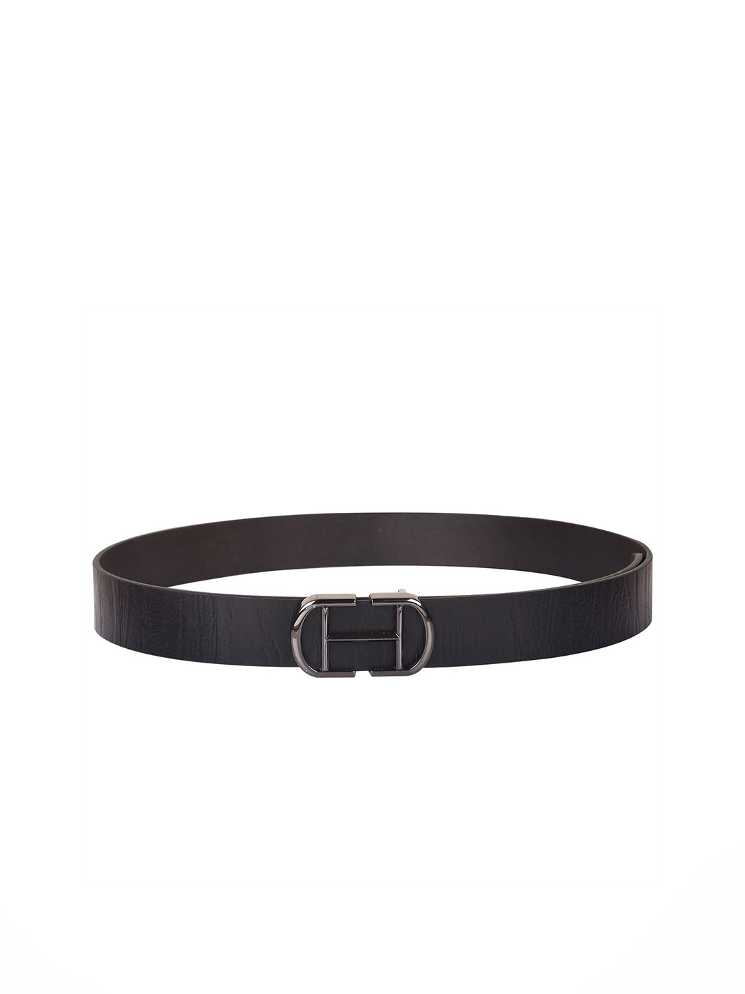 

Calvadoss Men Textured Genuine Leather Casual Belt, Black