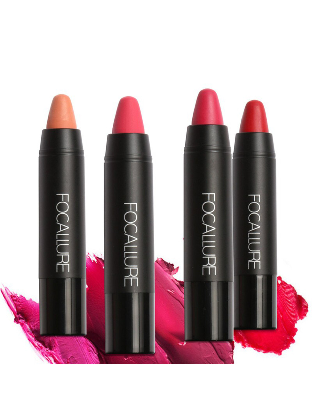 

FOCALLURE Matte Lips Crayon Enriched with Vitamin E 6 g - Chestnut 12, Camel brown
