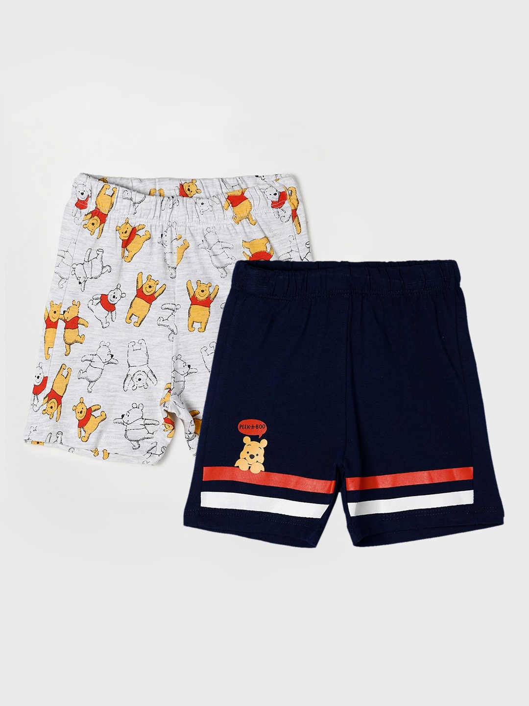 

Juniors by Lifestyle Pack of 2 Boys White Printed Shorts