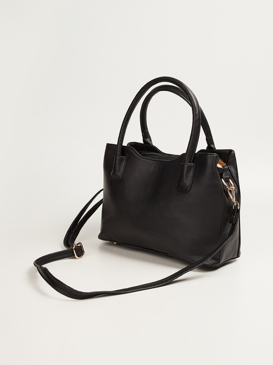 

CODE by Lifestyle Black Structured Handheld Bag