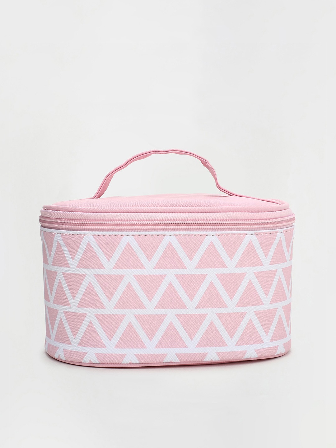 

Ginger by Lifestyle Women Pink Geometric Structured Synthetic Handheld Bag