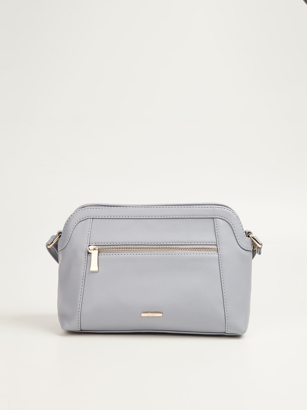 

Ginger by Lifestyle Blue Structured Handheld Bag